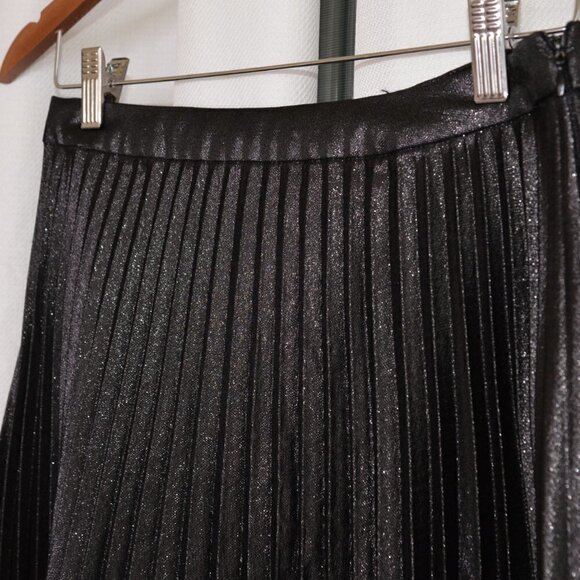 Silvian Heach Metallic Pleated Skirt Sz S - Picture 6 of 11